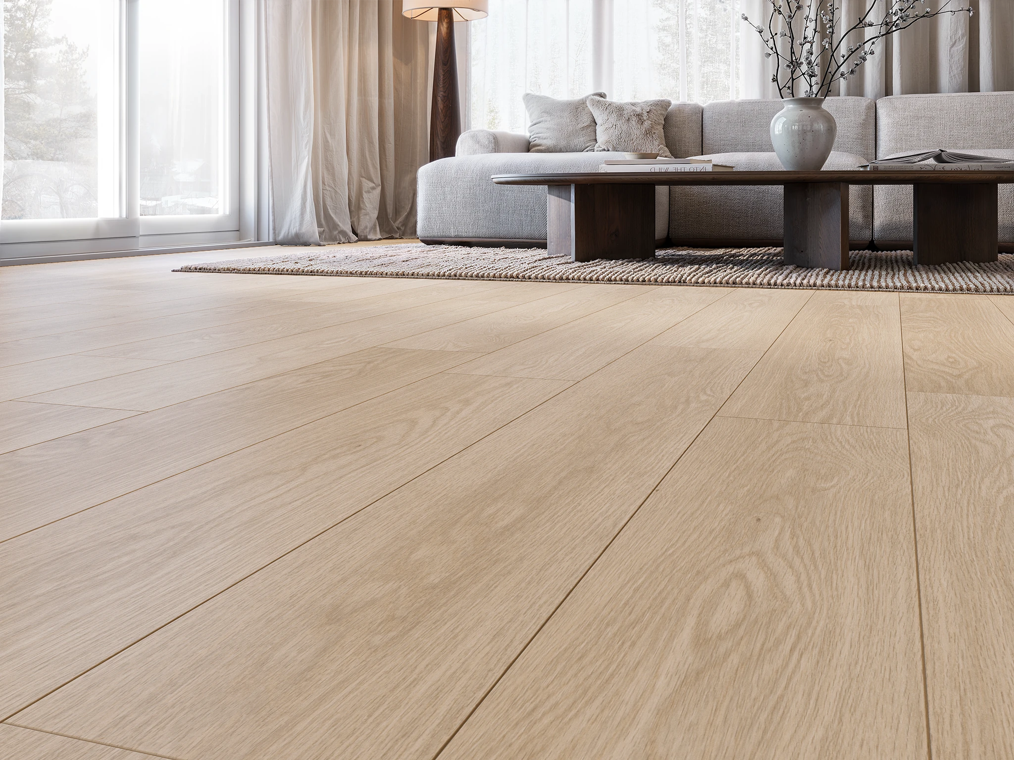Intuition - Baronia Light Laminate Floor Indoor Flooring visualization by Planchers 1867