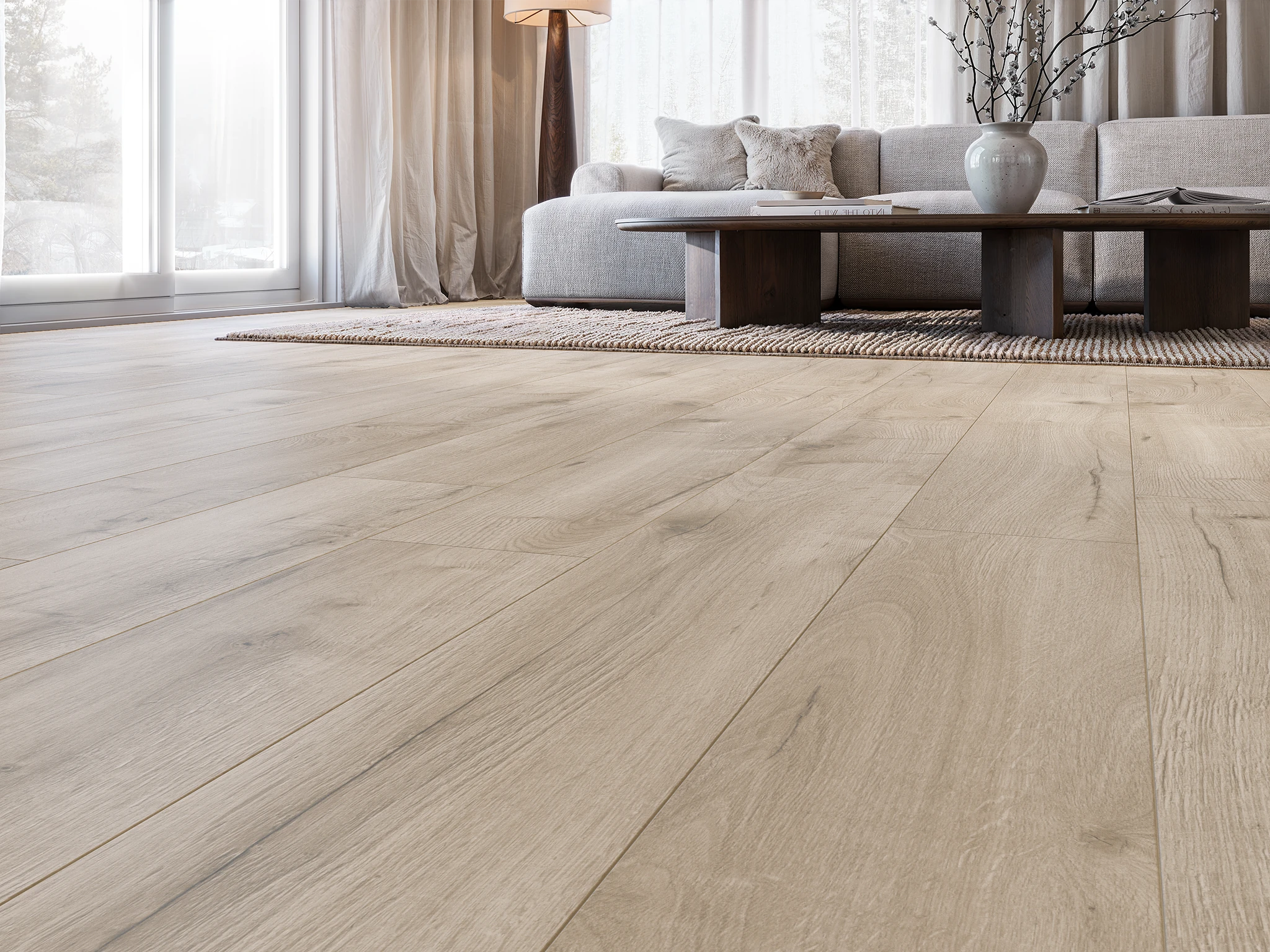 Authentic Horizon - Loja Cream Laminate Floor Indoor Flooring visualization by Planchers 1867