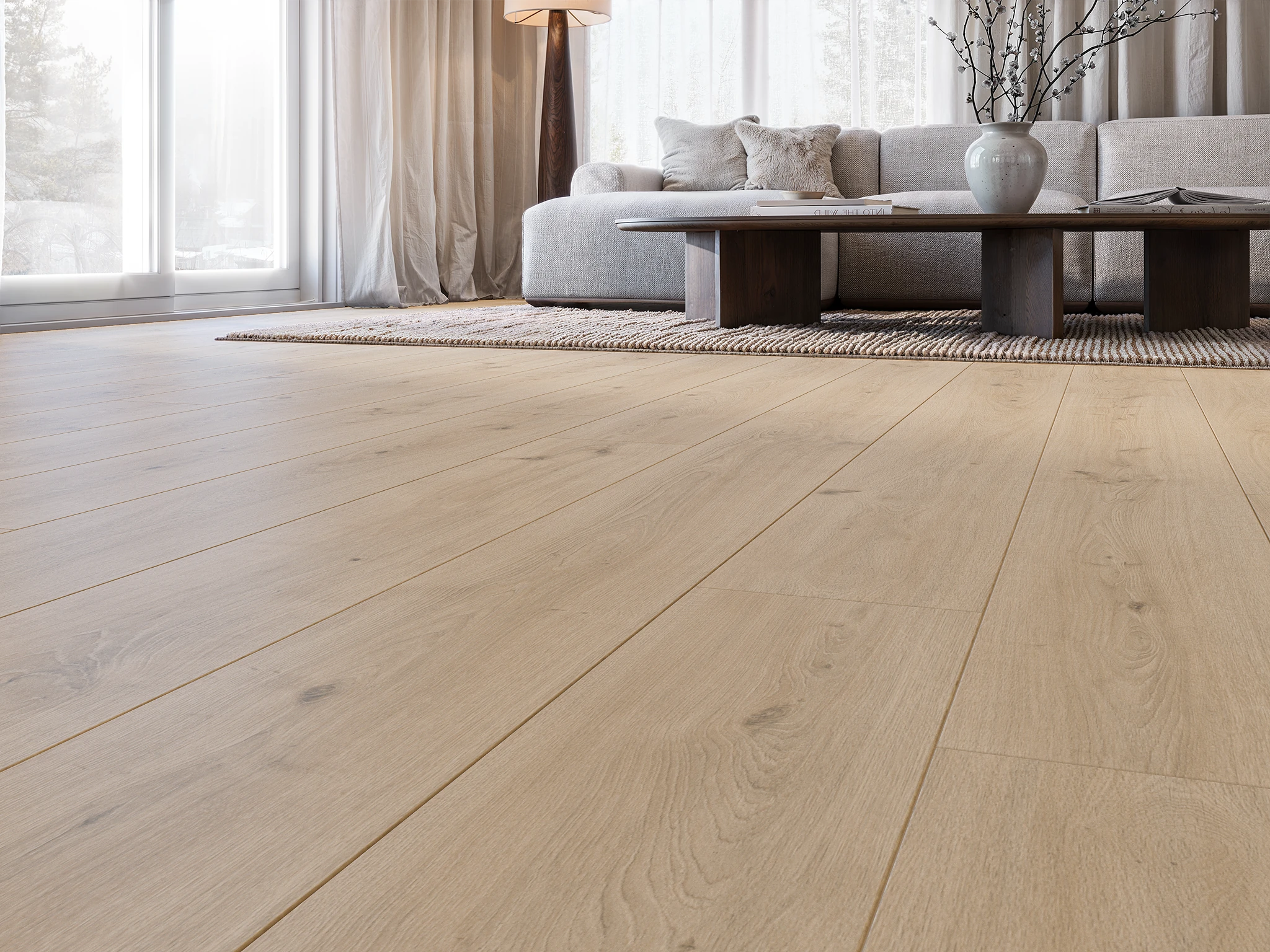 Titan - Seefeld Cream Laminate Floor Indoor Flooring visualization by Planchers 1867
