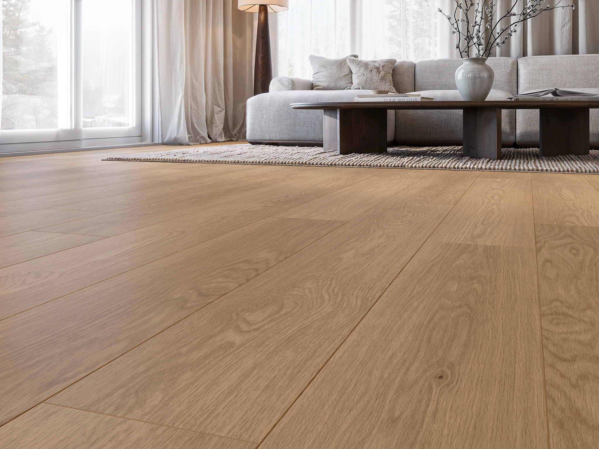 Intuition - Baronia Brown Laminate Floor Indoor Flooring visualization by Planchers 1867