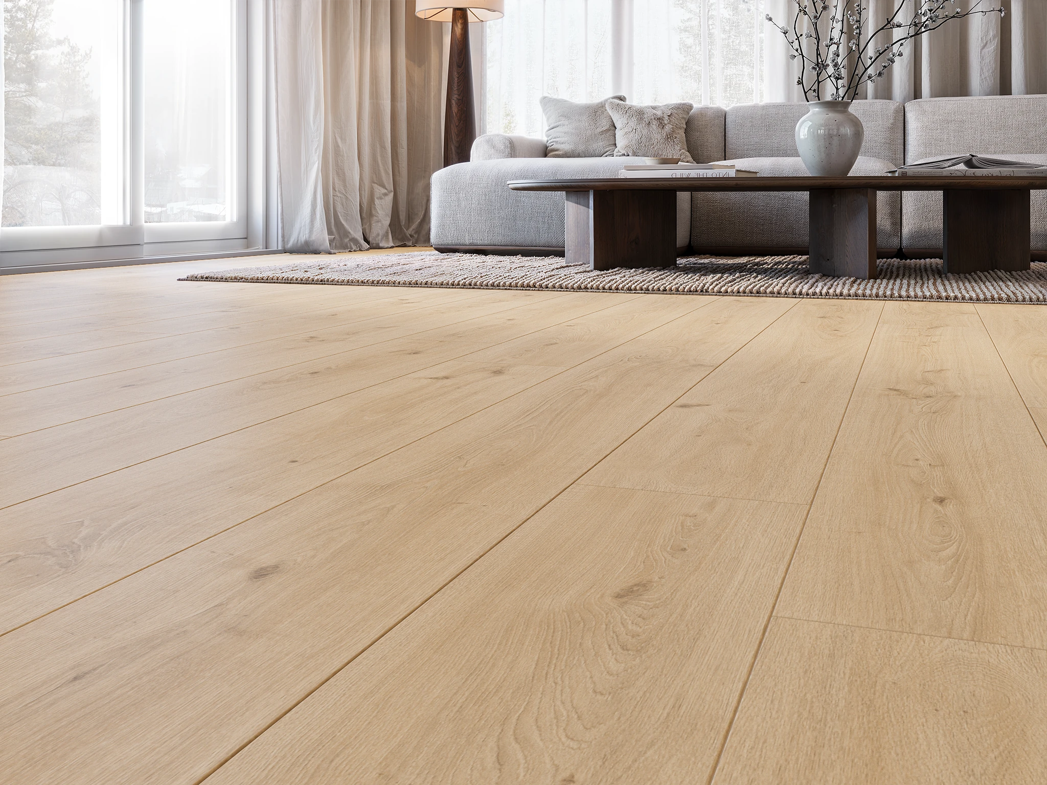 Titan - Seefeld Sand Laminate Floor Indoor Flooring visualization by Planchers 1867