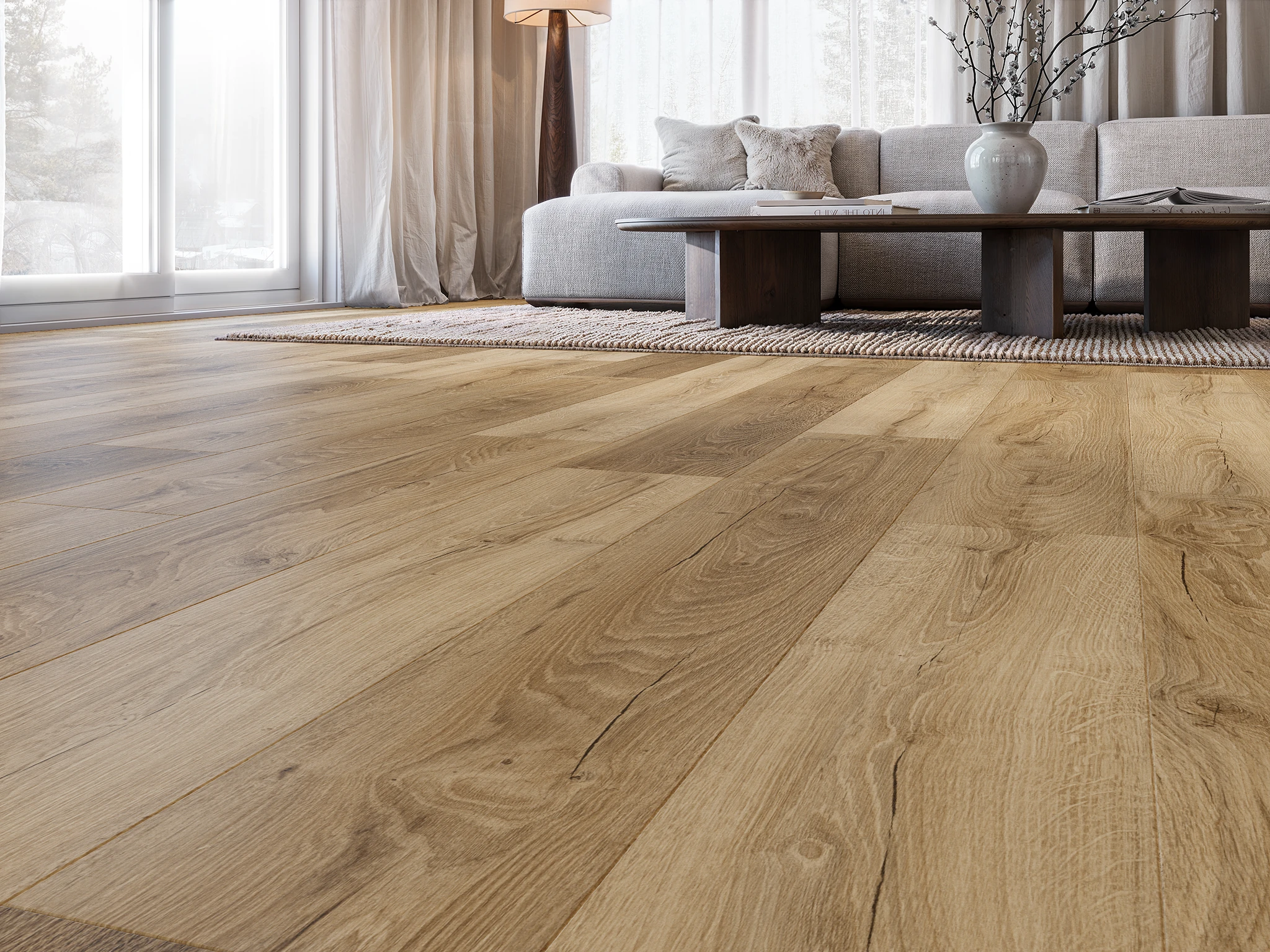 Visualisation de Authentic Horizon - Livingston Naturel Couvre-plancher intérieur par Planchers 1867