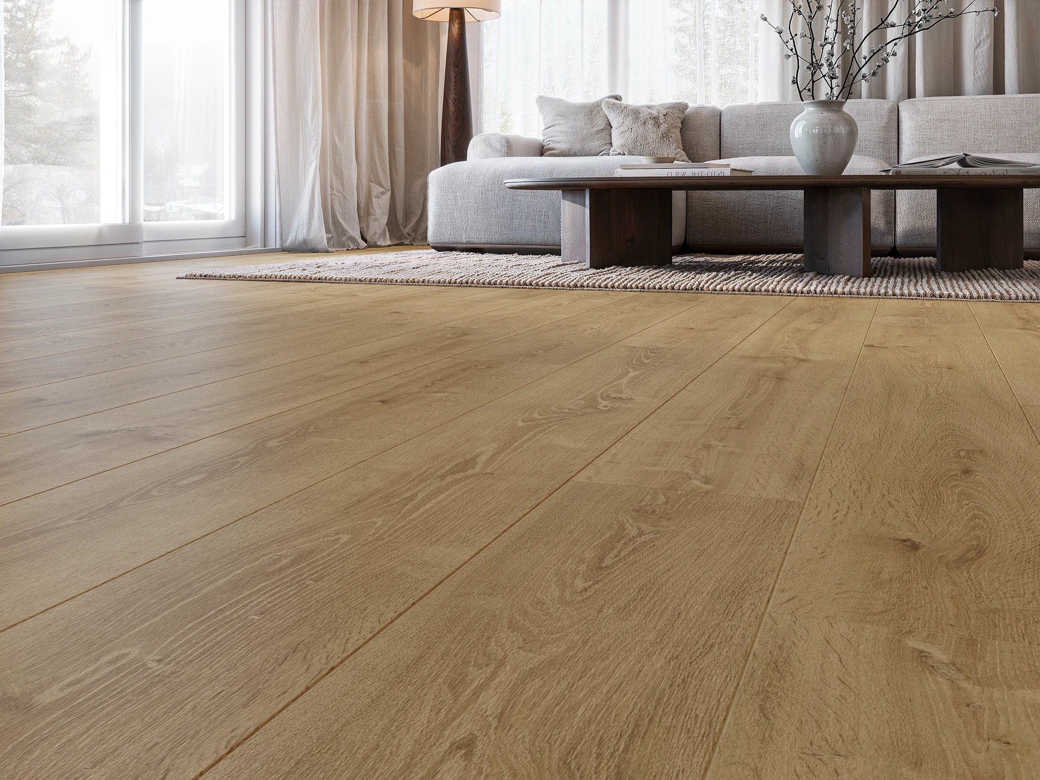 Titan - Bayford Natural Laminate Floor Indoor Flooring visualization by Planchers 1867