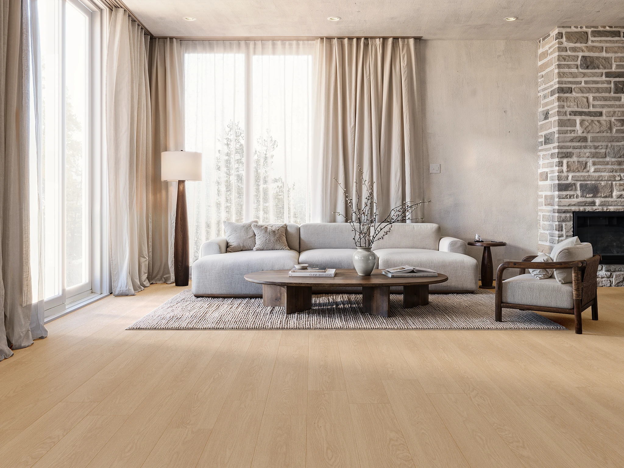 Visualisation de Authentic Horizon - Baronia Sable Couvre-plancher intérieur par Planchers 1867