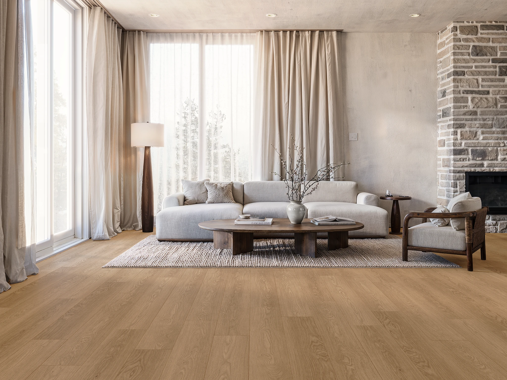 Intuition - Baronia Brown Laminate Floor Indoor Flooring visualization by Planchers 1867
