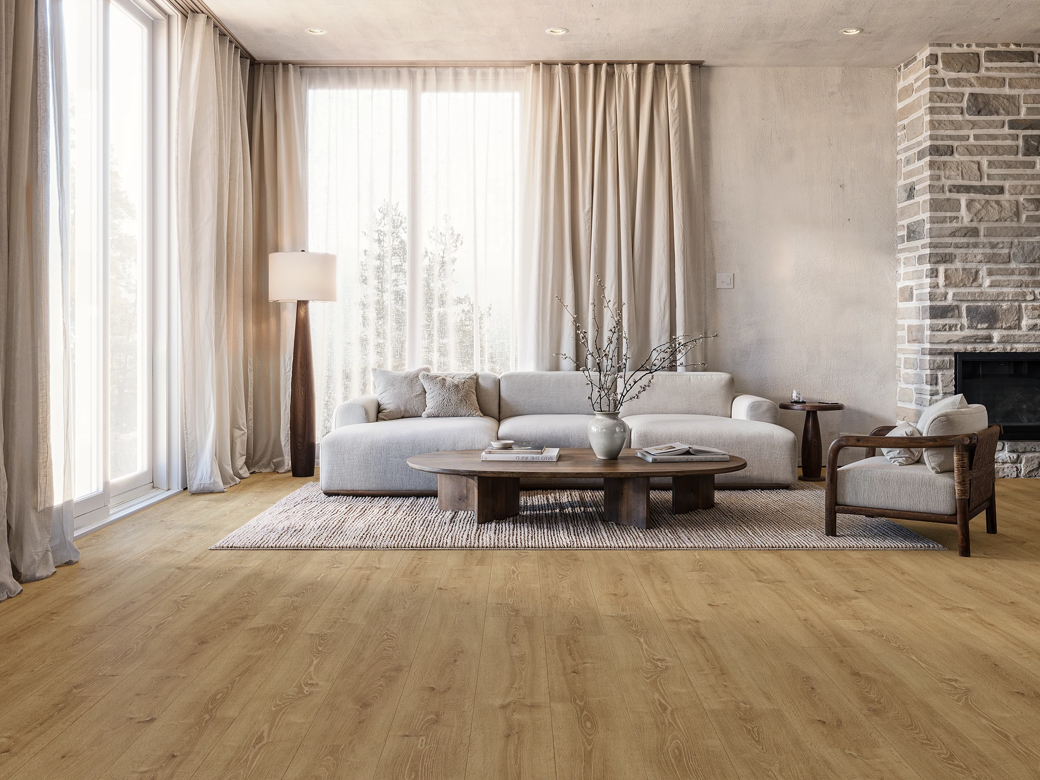 Titan - Bayford Natural Laminate Floor Indoor Flooring visualization by Planchers 1867