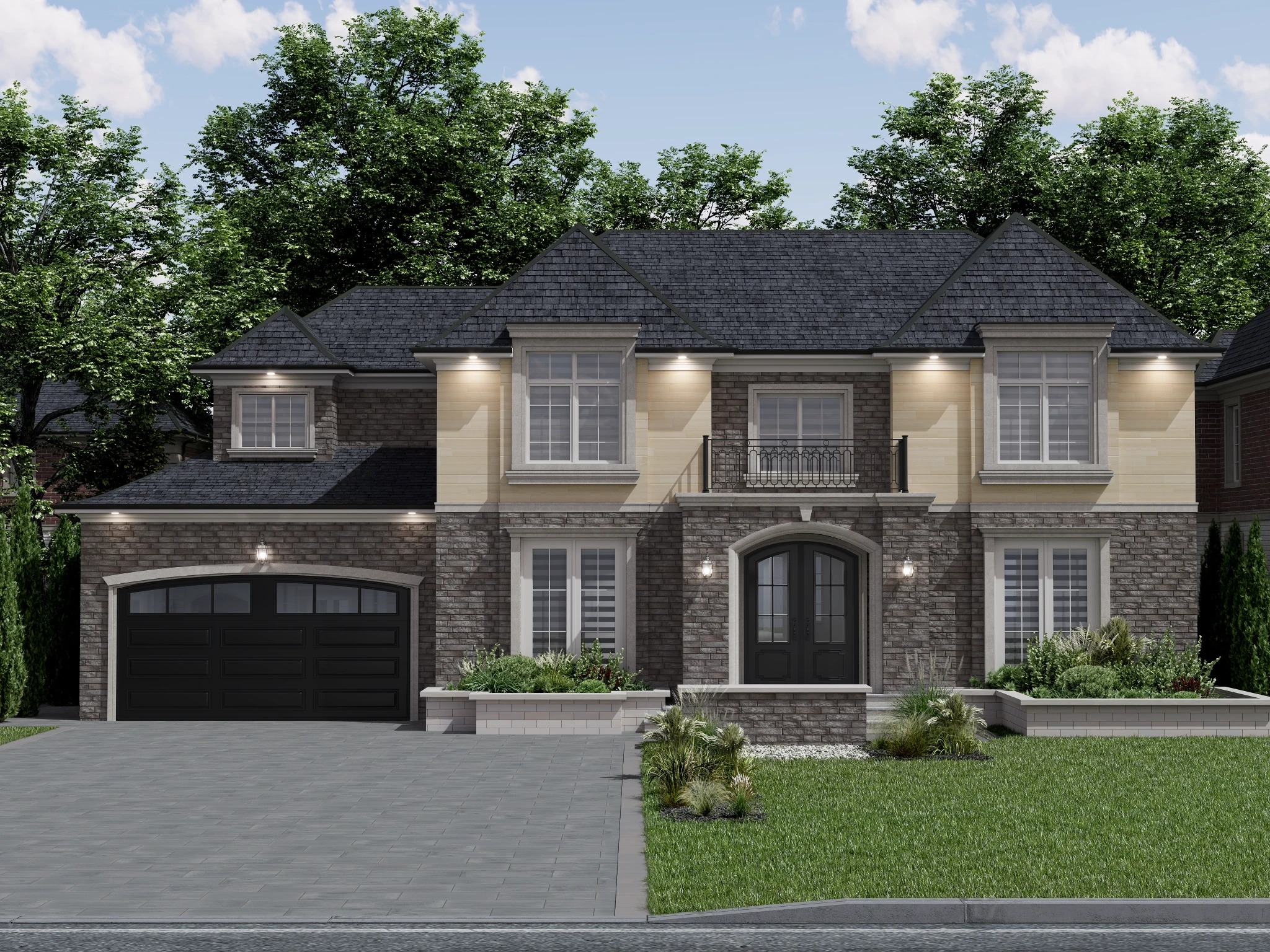 Tiago - Balsa  Exterior Ceiling and Soffit visualization by Rialux