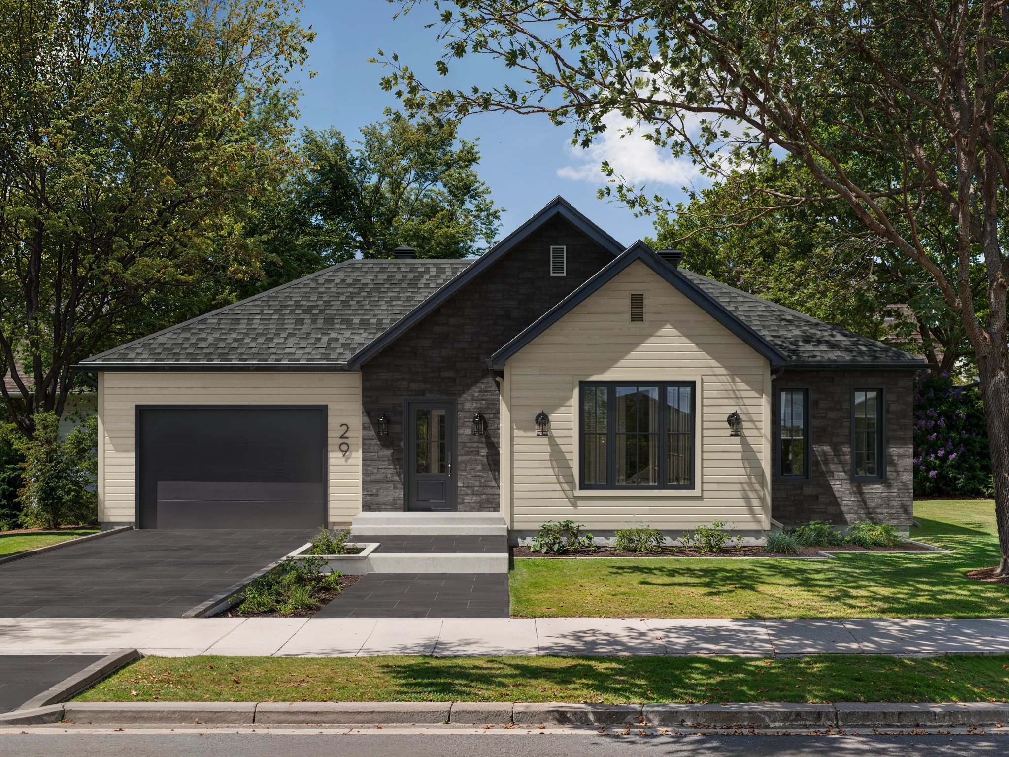 Timberland - Balsa Exterior Ceiling and Soffit visualization by Rialux