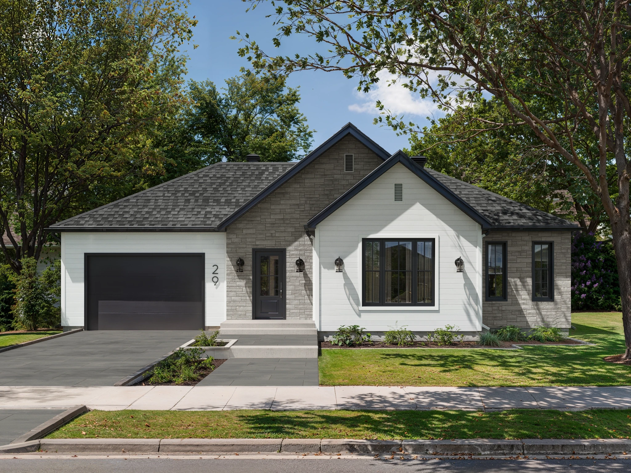 Tiago - Birch  Exterior Ceiling and Soffit visualization by Rialux