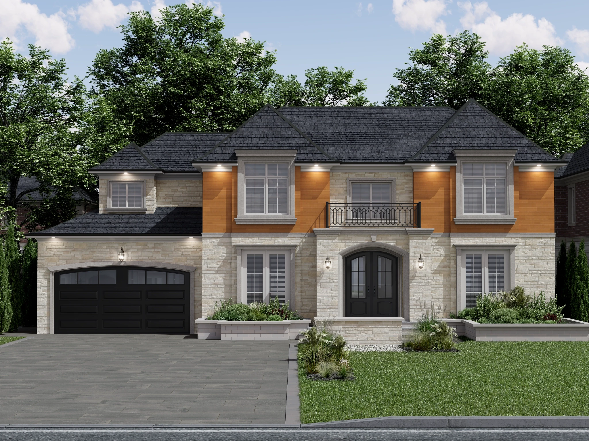 Tiago - Sienna  Exterior Ceiling and Soffit visualization by Rialux