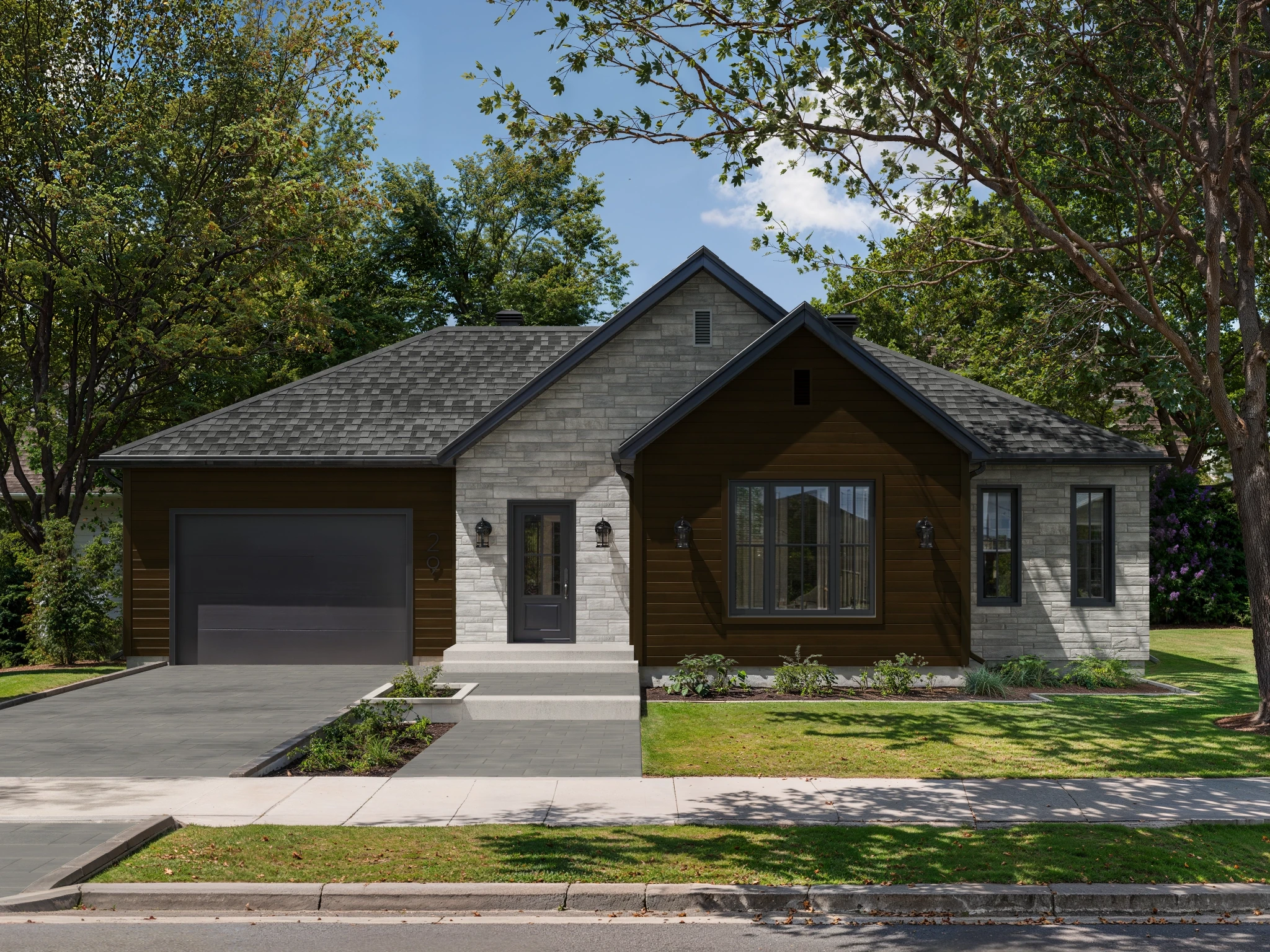 Londana - Ocean Concrete Masonry Wall Exterior Wall Cladding visualization by Rinox