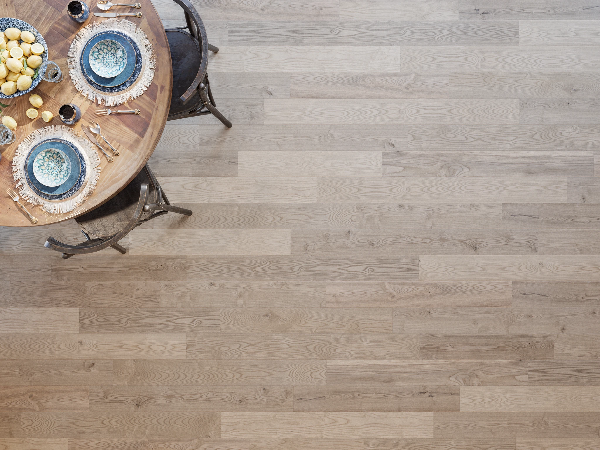 Helene Matte Ash  Wood Floor Flooring visualization by Planchers PG