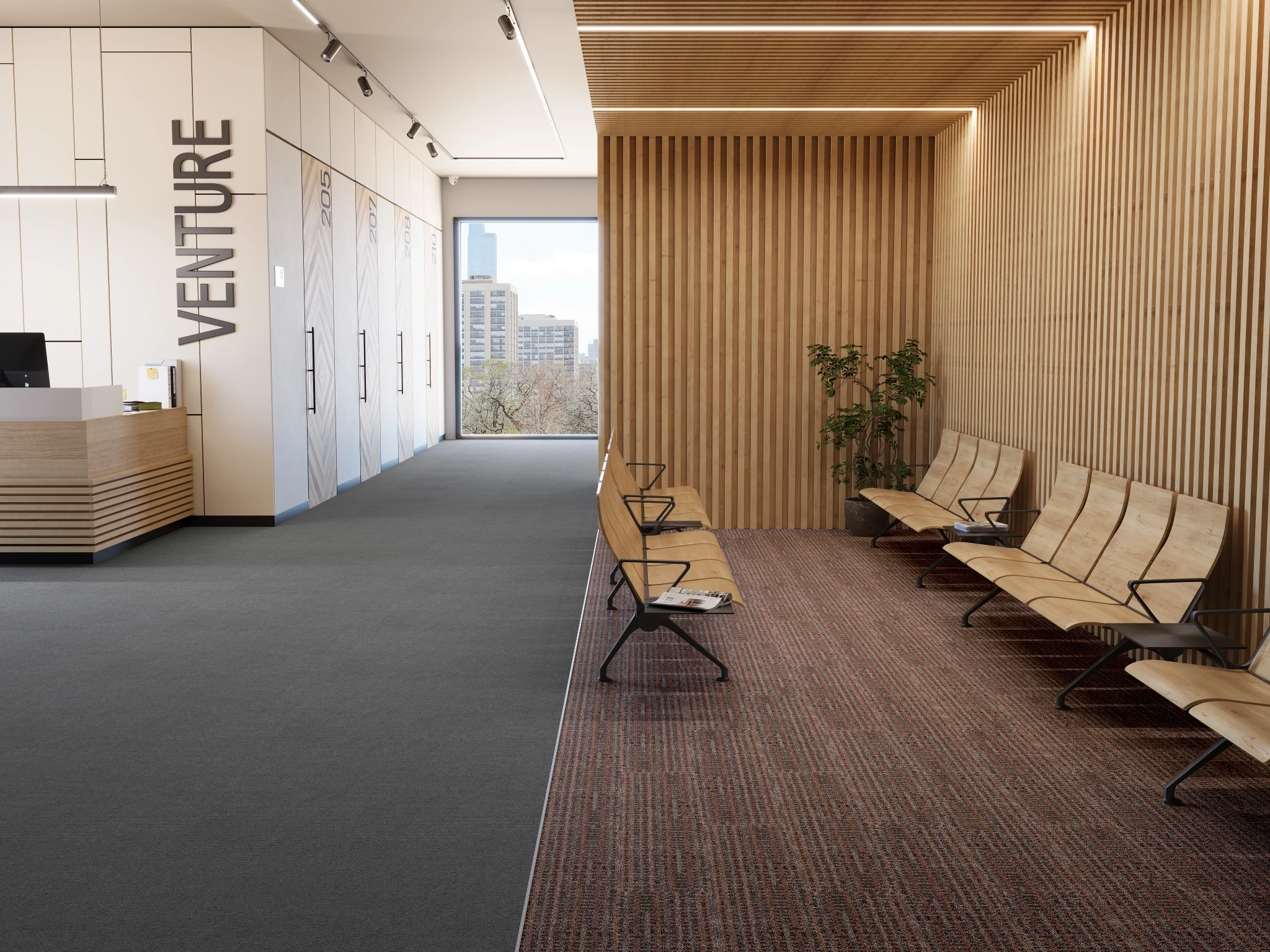 Pur 40229 Optimal 15469 Modular Carpet Flooring visualization by Venture Carpets