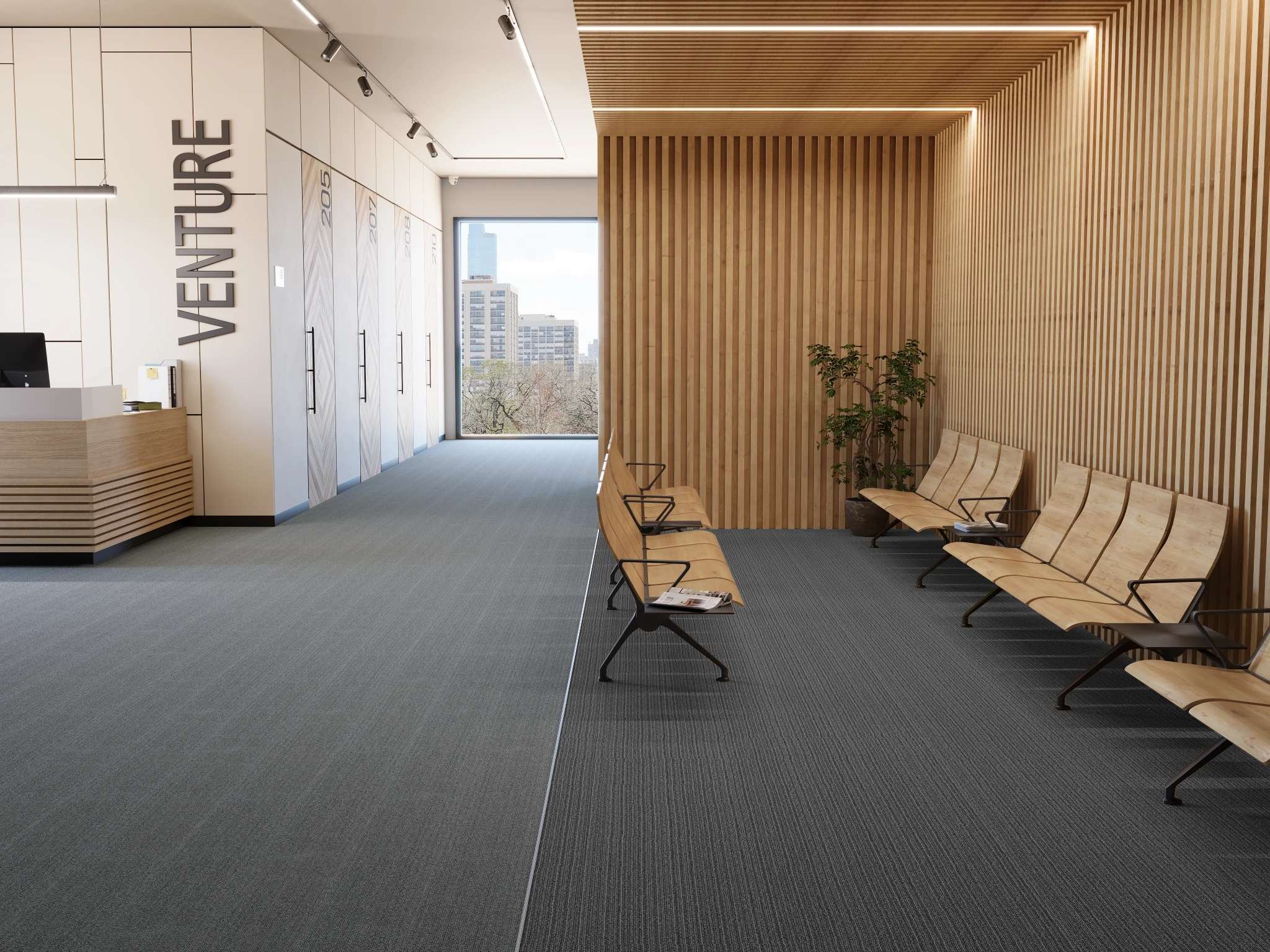 Visualisation de Etoffe 40238 Mugler 15480 Revêtement de sol par Venture Carpets