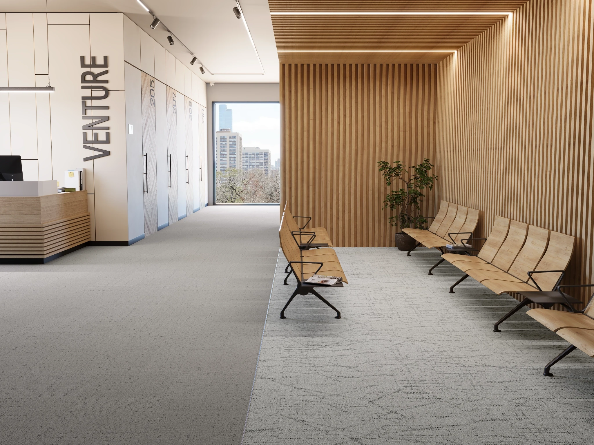 Astral 40260 Exploration 10268 Modular Carpet Flooring visualization by Venture Carpets