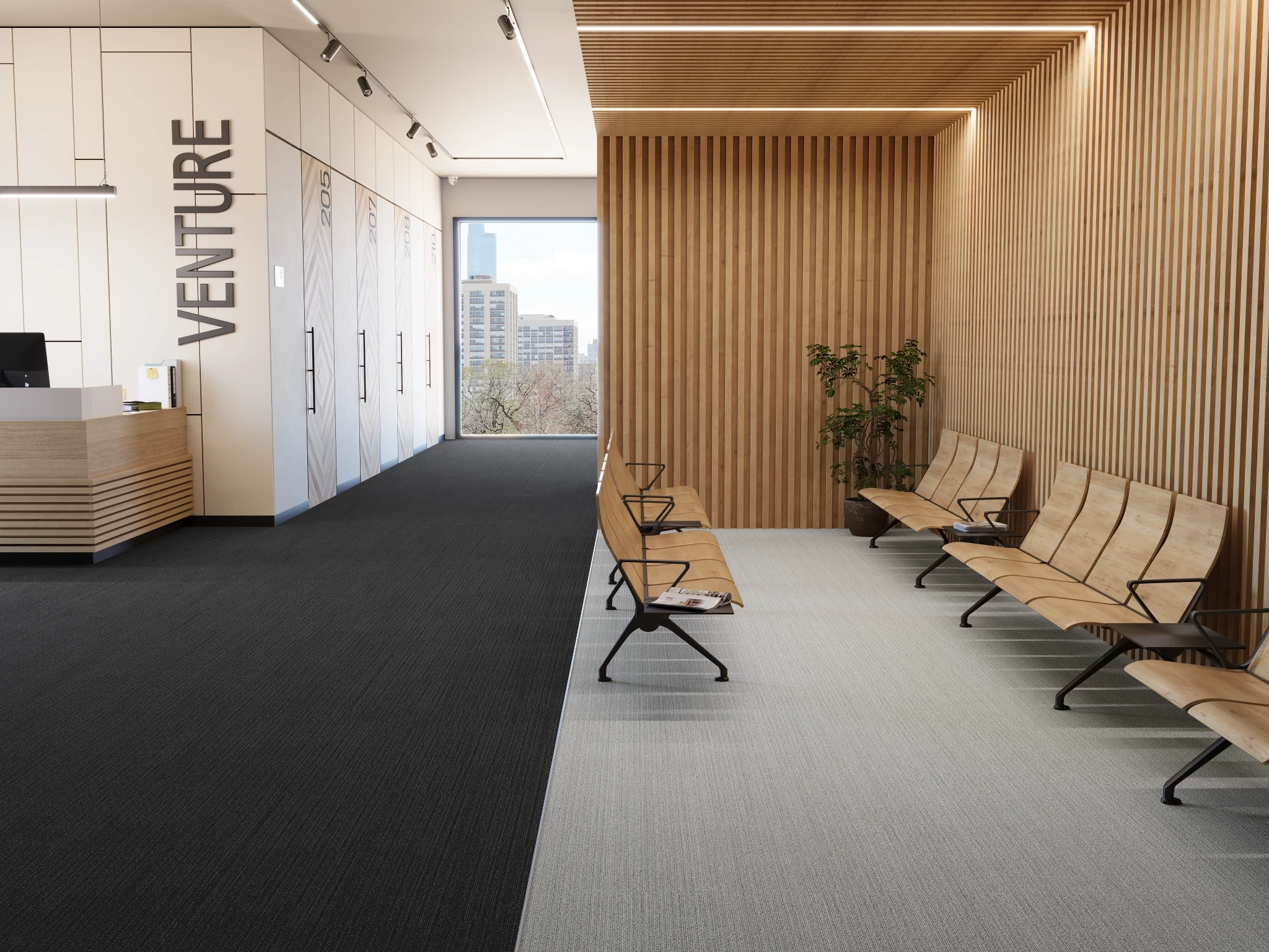 Visualisation de Etoffe 40238 Cardin 75227 Revêtement de sol par Venture Carpets