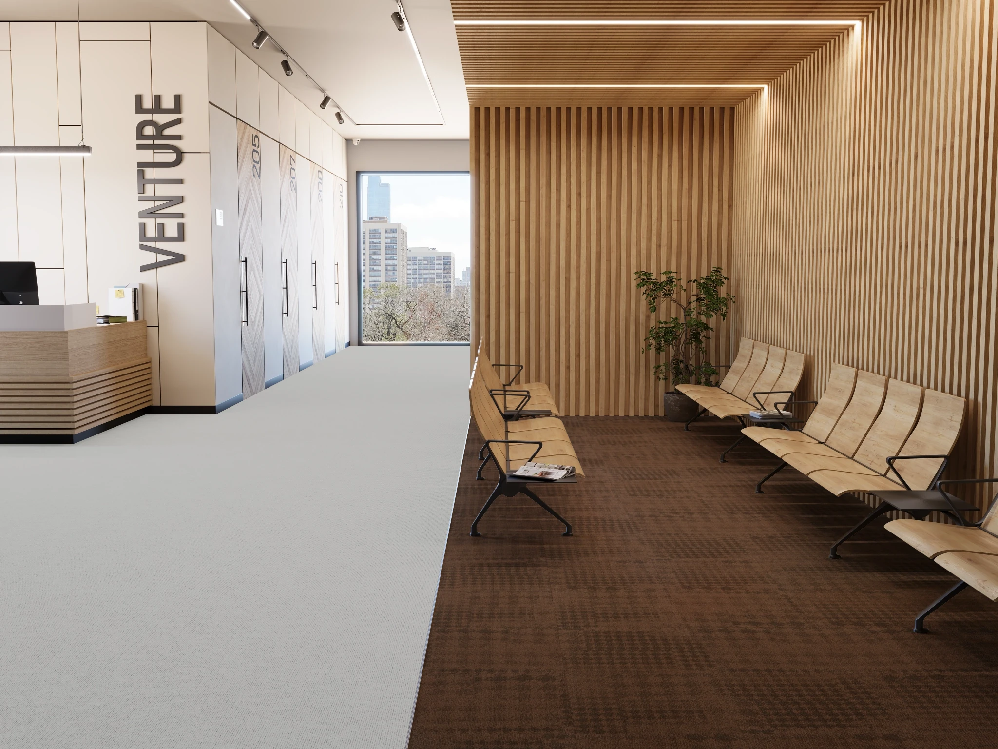 Visualisation de Pur 40229 Air 10206 Revêtement de sol par Venture Carpets