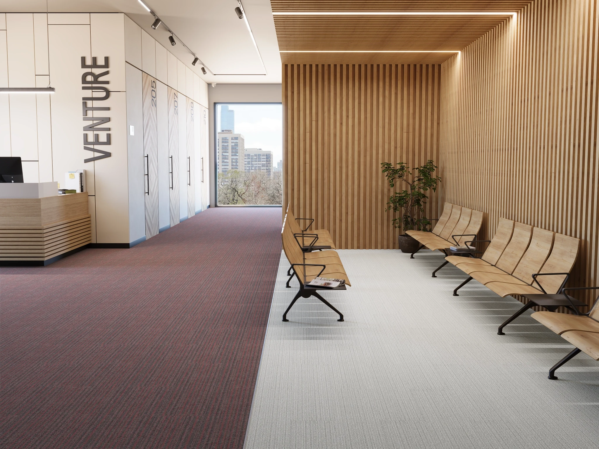 Textile 40239 Cerutti 15484 Modular Carpet Flooring visualization by Venture Carpets
