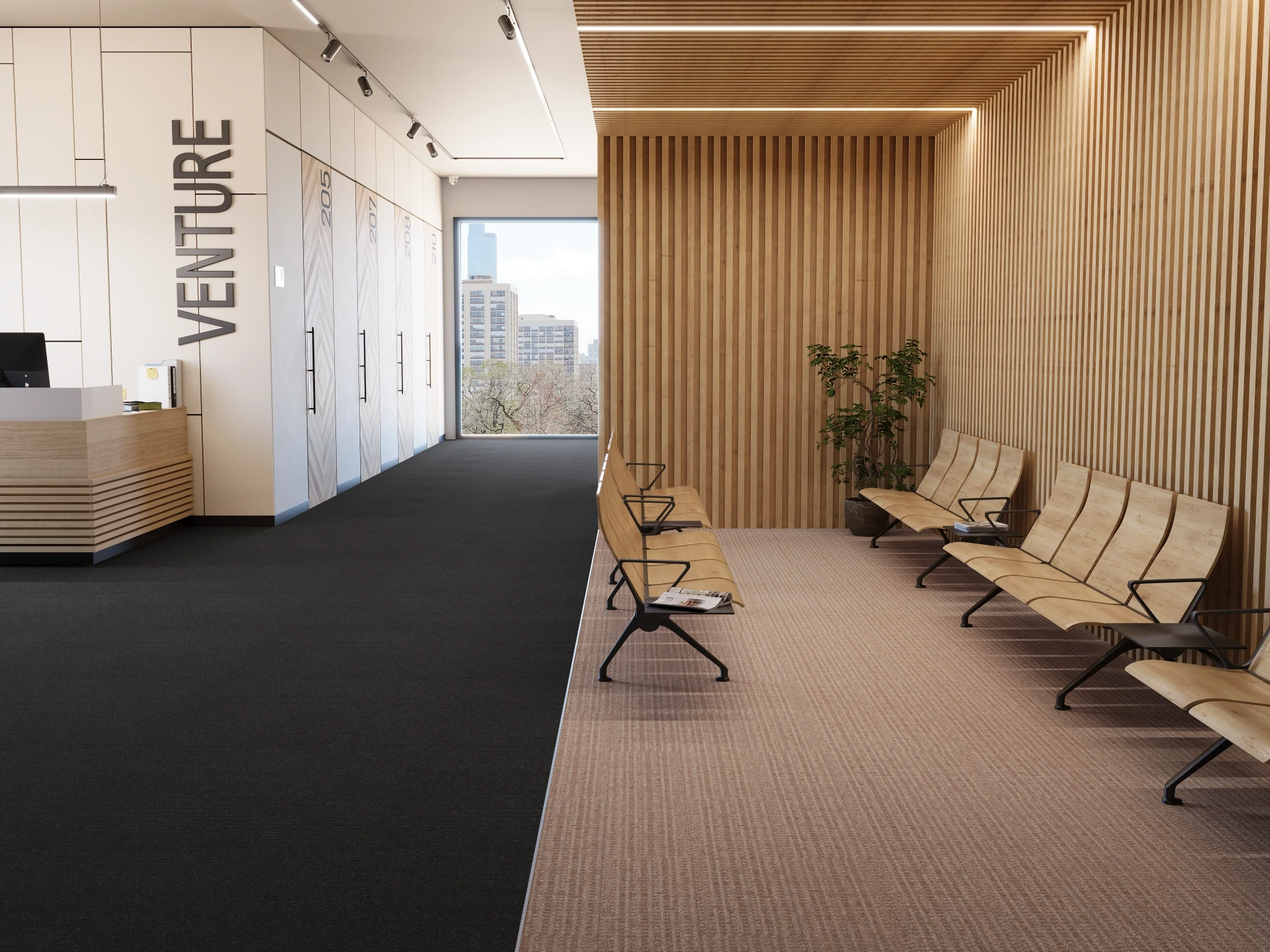 Visualisation de Pur 40229 Placid 75222 Revêtement de sol par Venture Carpets