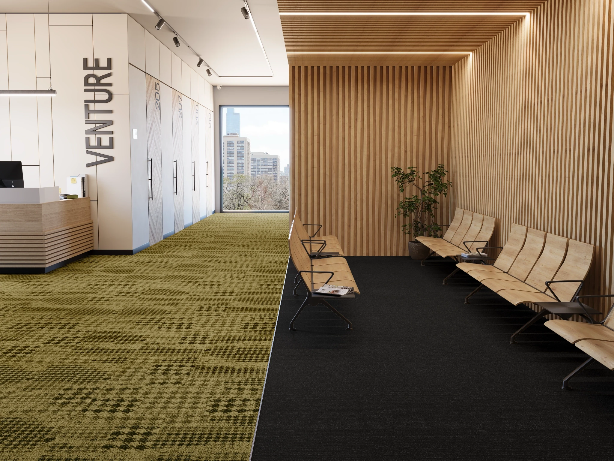 Visualisation de Pied de poule 40237 Valentino 10213 Revêtement de sol par Venture Carpets