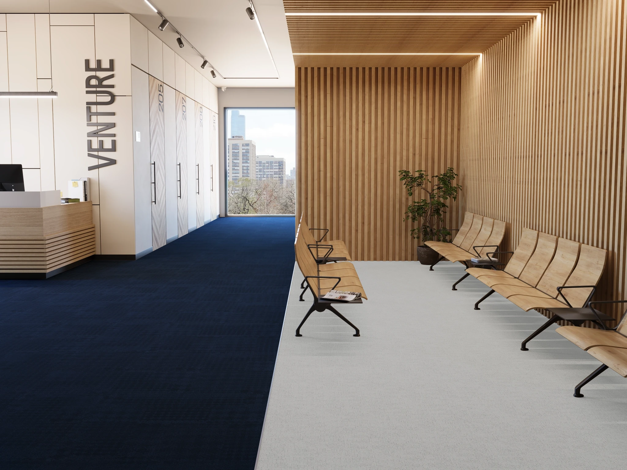 Visualisation de Pied de poule 40237 Hugo 60143 Revêtement de sol par Venture Carpets