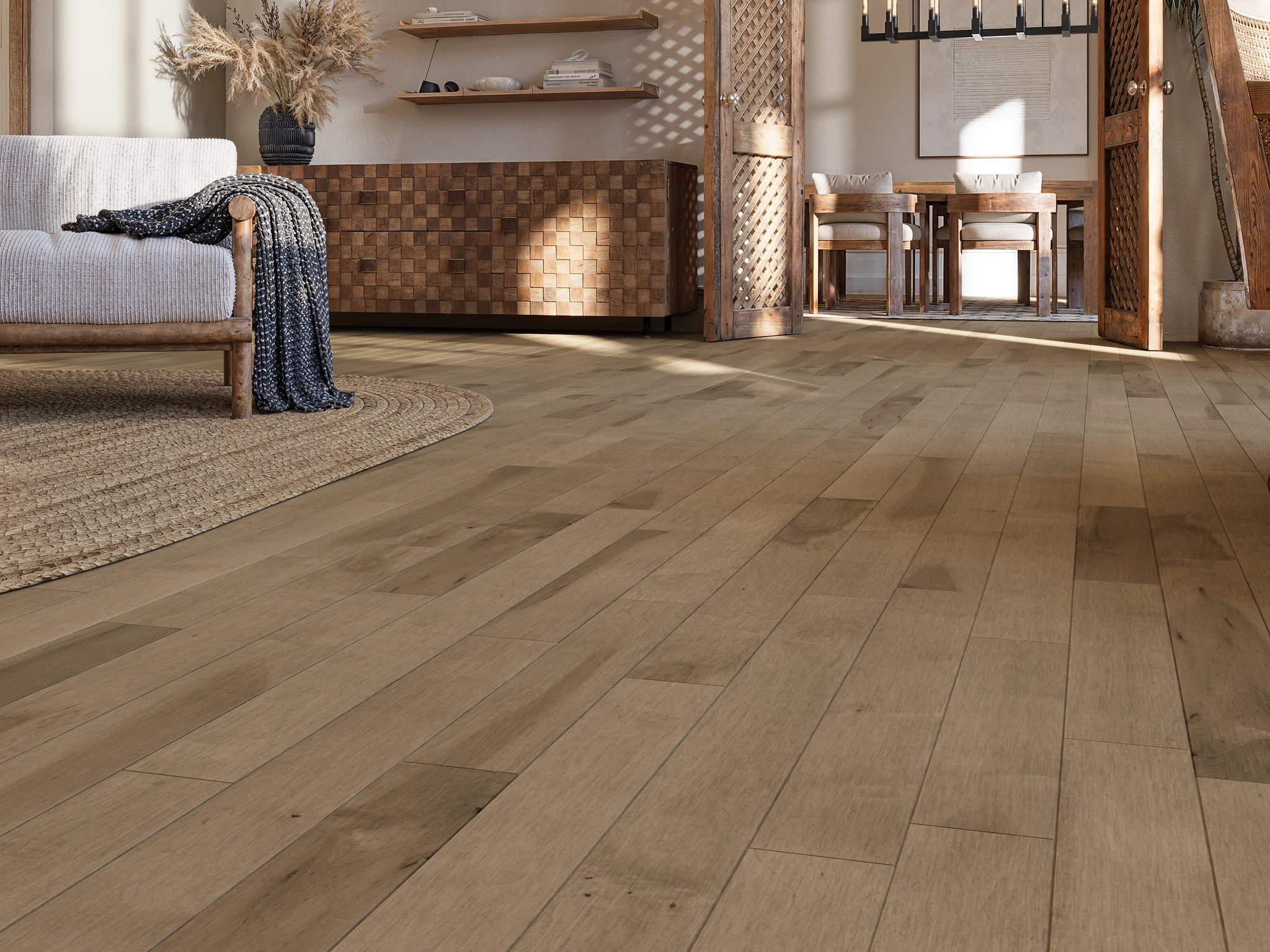 Quietude Maple Wood Floor Flooring visualization by Planchers PG