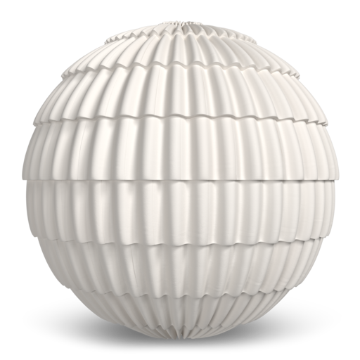 Spanish Barrel Tile Cool White