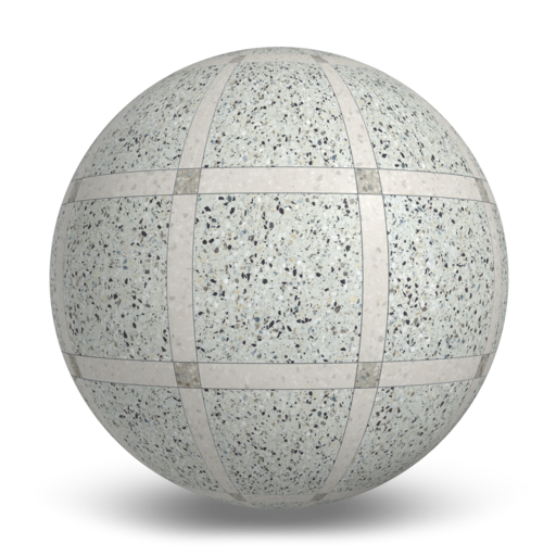Terrazzo Allure™ Frame Deco (Azure / Snow / Stonehenge) Texture