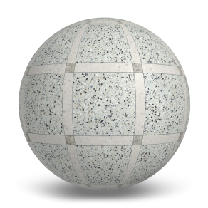 MILE®stone Terrazzo Allure™ Frame Deco (Azure / Snow / Stonehenge) Texture