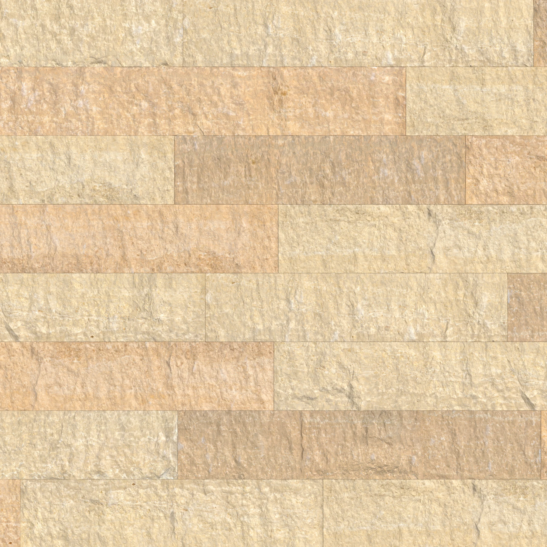 Minnesota Buff Split-Face - Single Height One Coursed Stone Masonry Retaining Wall Exterior Wall Cladding surface by Vetter Stone