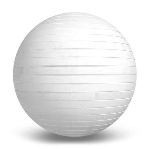 Genuine wood - siding - Modern textured | White