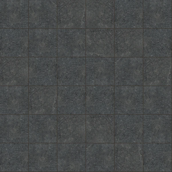 Polycor SAINT HENRY BLACK™ Granite Stacked Bond (24x24) Stone Paver Texture