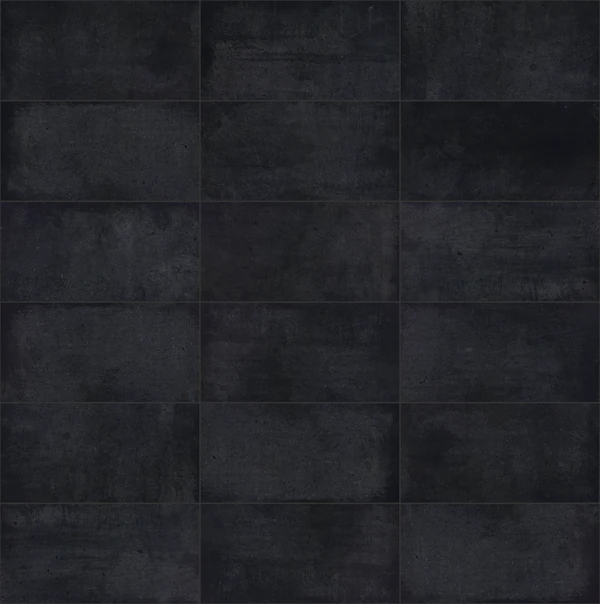 Ceratec Teknostone - Soft Black Matt Porcelain Tile Texture