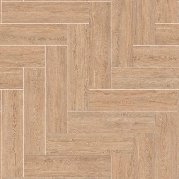 Banas Porcelain Blonde (12x47) Herringbone Porcelain Paver Texture
