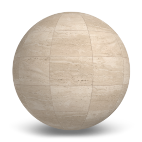 Facings of America Ivory Travertine Beige Vein Cut Unfilled Brushed