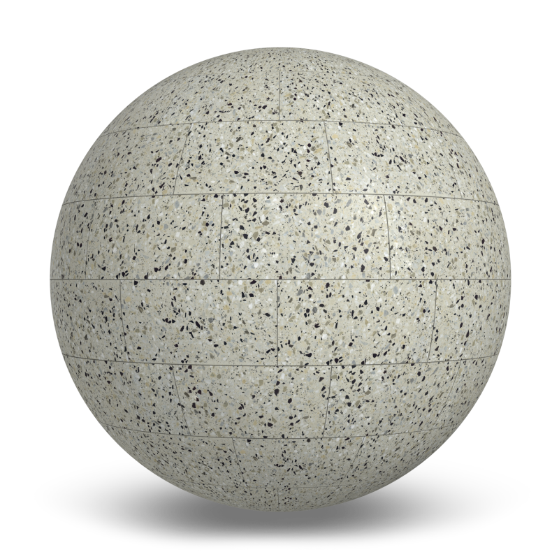 Texture de Terrazzo Allure™ Mesquite Stagger 33% Mat Couvre-plancher intérieur par MILE®stone