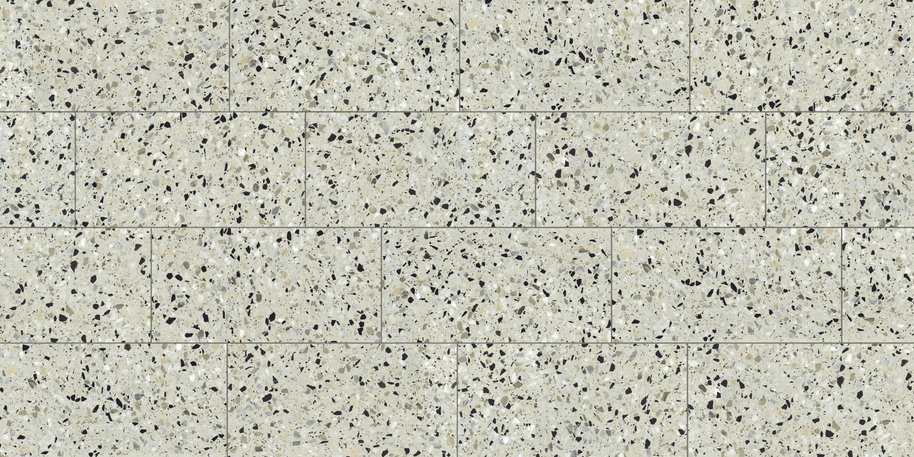 Terrazzo Allure™ Mesquite Stagger 33% Matte Flooring surface by MILE®stone