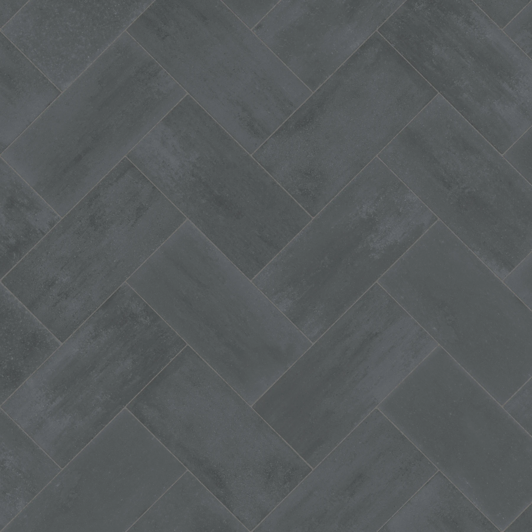 Proma XL Caviar - Herringbone Concrete Paver Hardscaping surface by Rinox