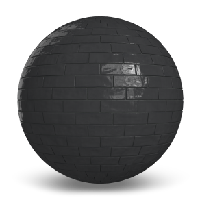 Planchers 1867 Jubilee Nero Glossy Porcelain Tile