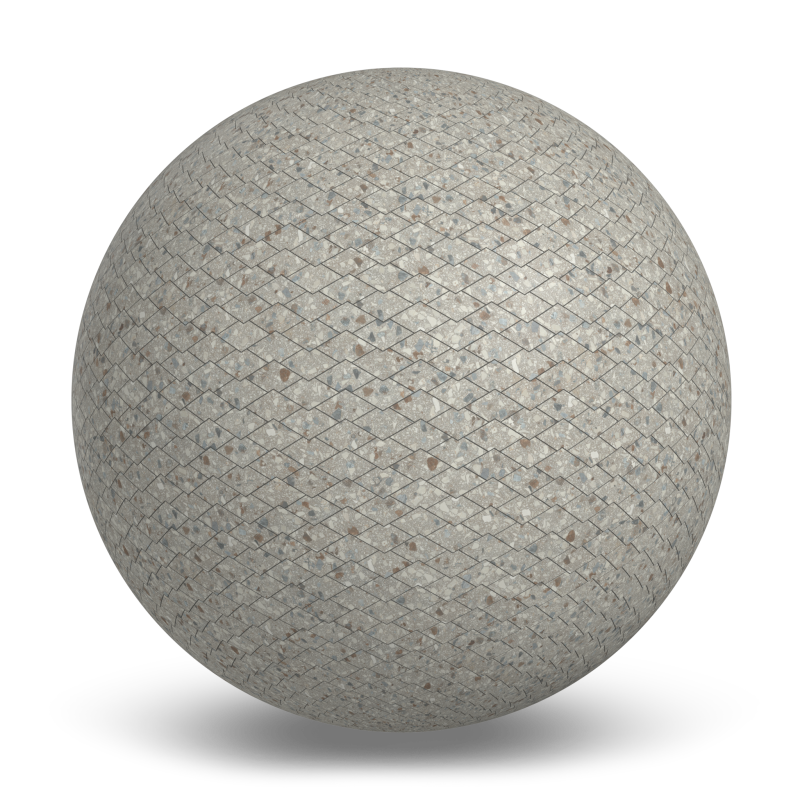 Terrazzo Allure™ Stonehenge Diamond Matte Porcelain Tile Indoor Flooring texture by MILE®stone