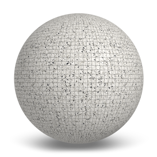 Terrazzo Allure™ Dalmatian Mosaic Matte Flooring texture by MILE®stone