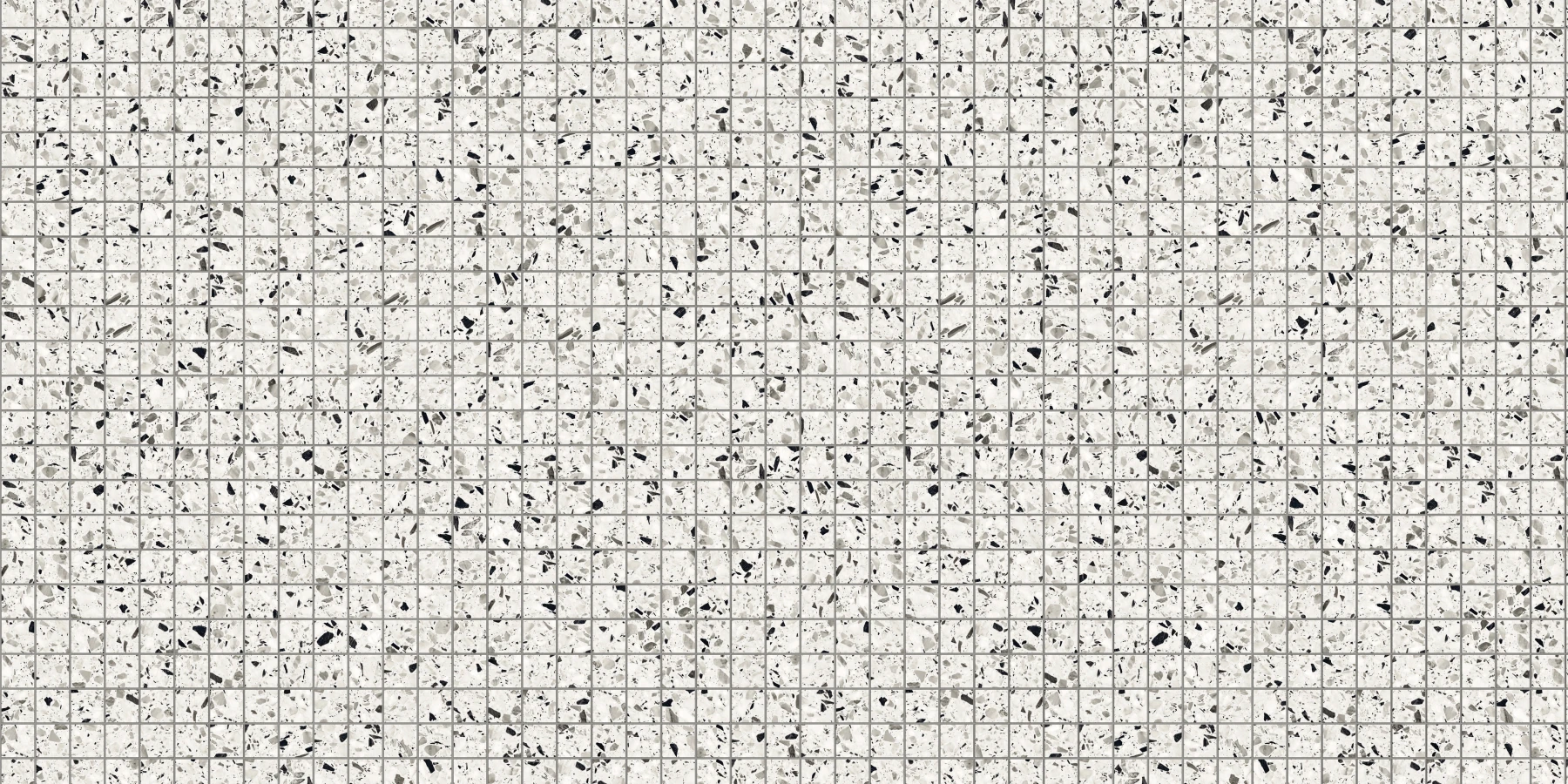 Terrazzo Allure™ Dalmatian Mosaic Matte Flooring surface by MILE®stone