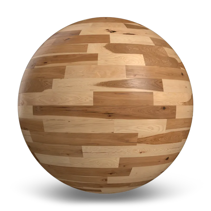 Hickory Natural Variation With Knots Wood Floor Indoor Flooring texture by Preverco