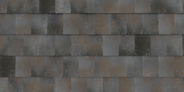 Ludowici Roof Tile Antiqued Pewter Impressionist - Classic 14 Texture