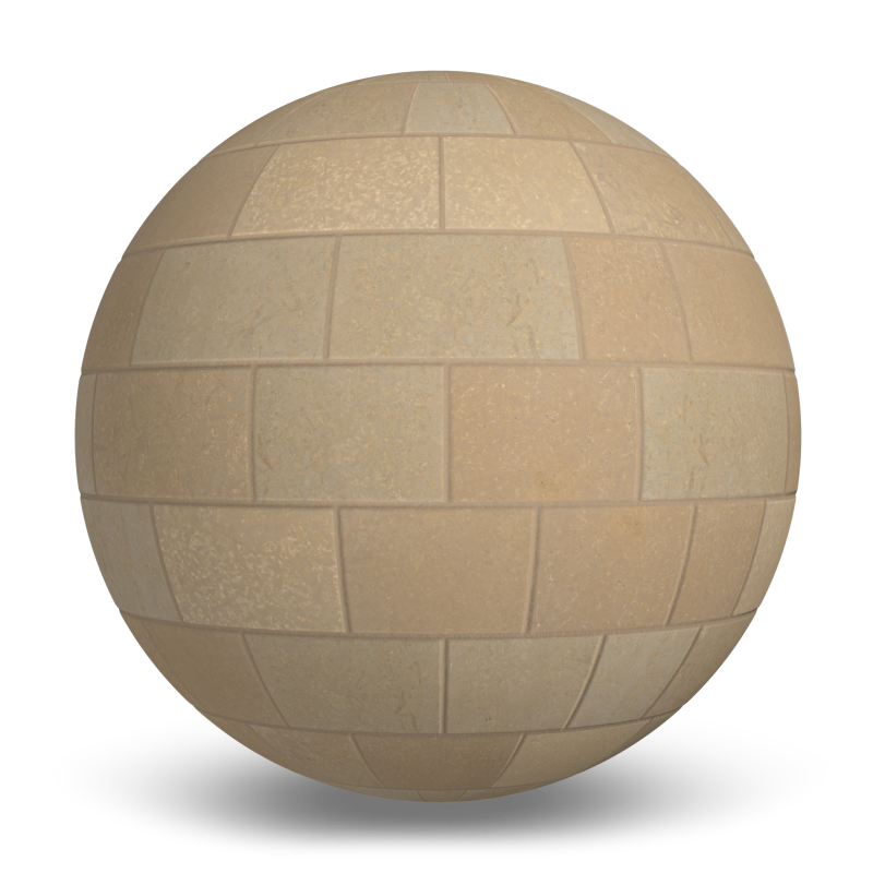 Glacier Buff Fleuri (120 Grit Hone) - Single Height Pattern Stone Paver Exterior Wall Cladding texture by Vetter Stone