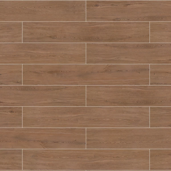 Banas Porcelain Walnut (12x71) Running Bond Porcelain Paver Texture