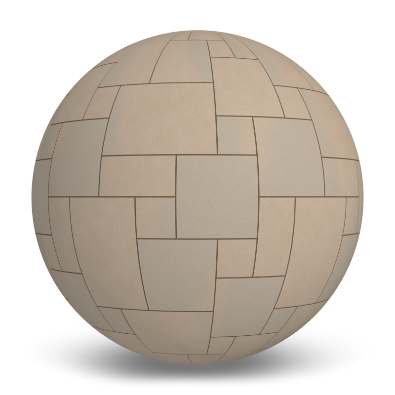 INDIANA LIMESTONE ‐ FULL COLOR BLEND™ Biltmore Pattern Stone Paver Outdoor Flooring texture by Polycor Pavers