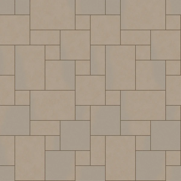 Polycor INDIANA LIMESTONE ‐ FULL COLOR BLEND™ Biltmore Pattern Stone Paver Texture