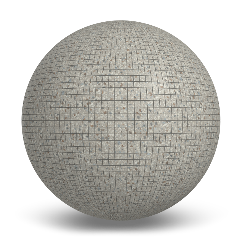 Texture de Terrazzo Allure™ Stonehenge Mosaic Mat Couvre-plancher intérieur par MILE®stone