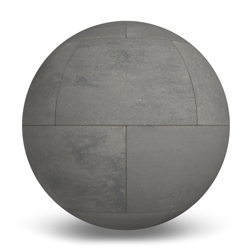 Proma 3XL Ash Charcoal - Linear Concrete Paver Hardscaping texture by Rinox